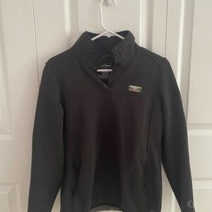L.L. Bean Black Pullover Sweater